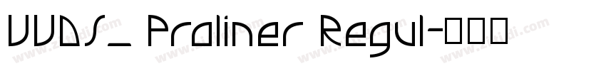 VVDS_ Praliner Regul字体转换